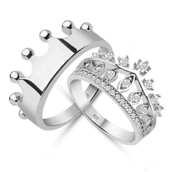 1/4ct TDW Diamond Crown Ring for Her in 10k Rose Gold - 13QRCC