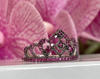 crown ring,king and queen crown ring,silver crown ring,queen crown ring,king ring,tiara ring,black crown ring,black prensses ring