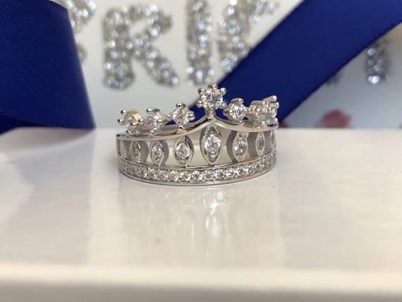 Amazon.com: 2023 New Temperament Princess Crown Ring Creative Opening  Single Ring Female Models Index Finger Ring Rings for 1 (Silver, One Size)  : Clothing, Shoes & Jewelry