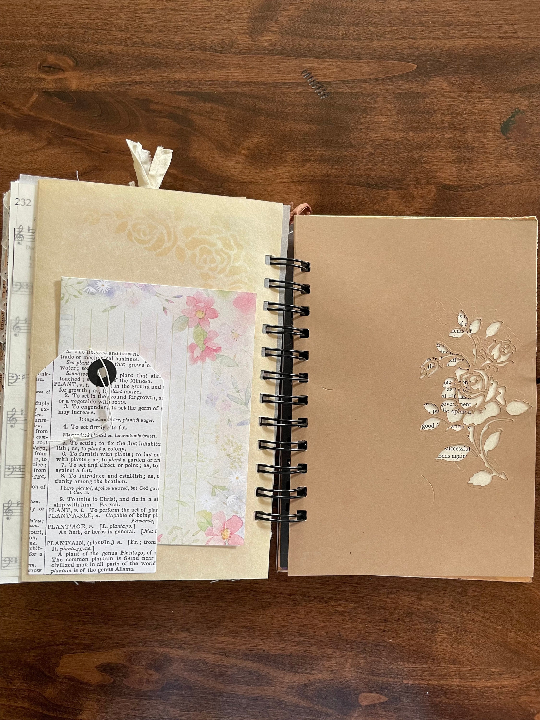 Vintage Junk Journal - Etsy