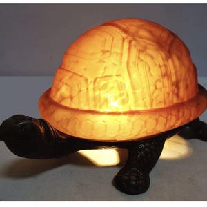 Tortoise Turtle Table Lamp Nightlight by Terra Cottage New [TL4386A]