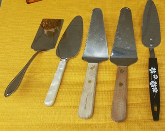 vintage cake server etsy