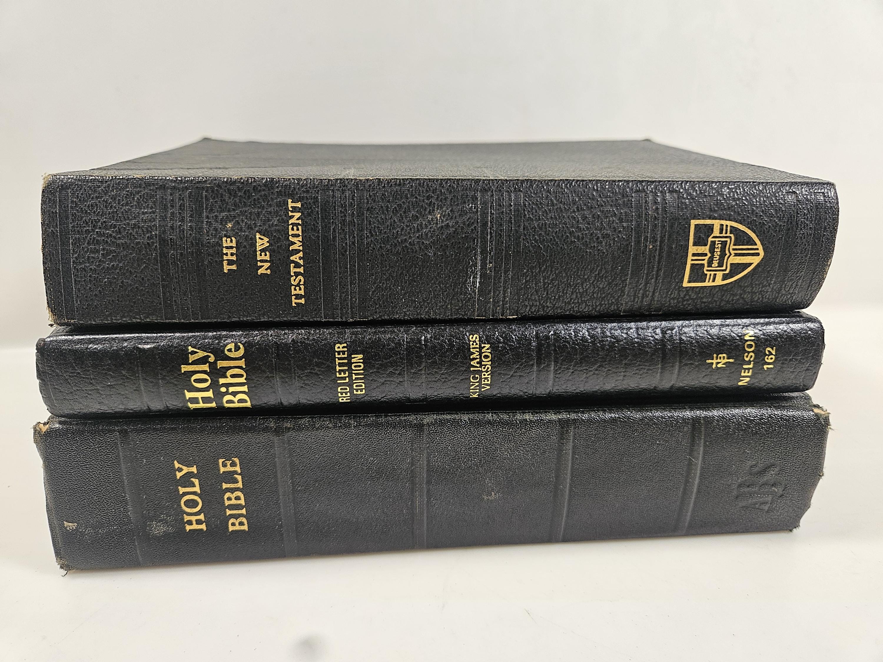 Antique Gothic Bible - Etsy
