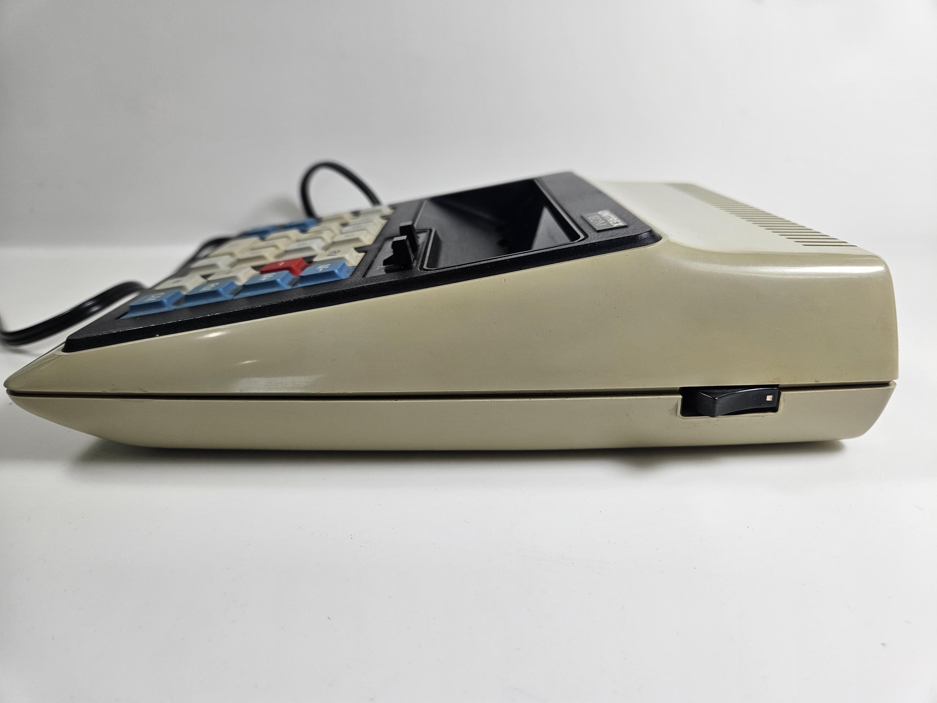 Vtg 1970s Unitrex 1201M Calculator, Working, Plug-in // Made in