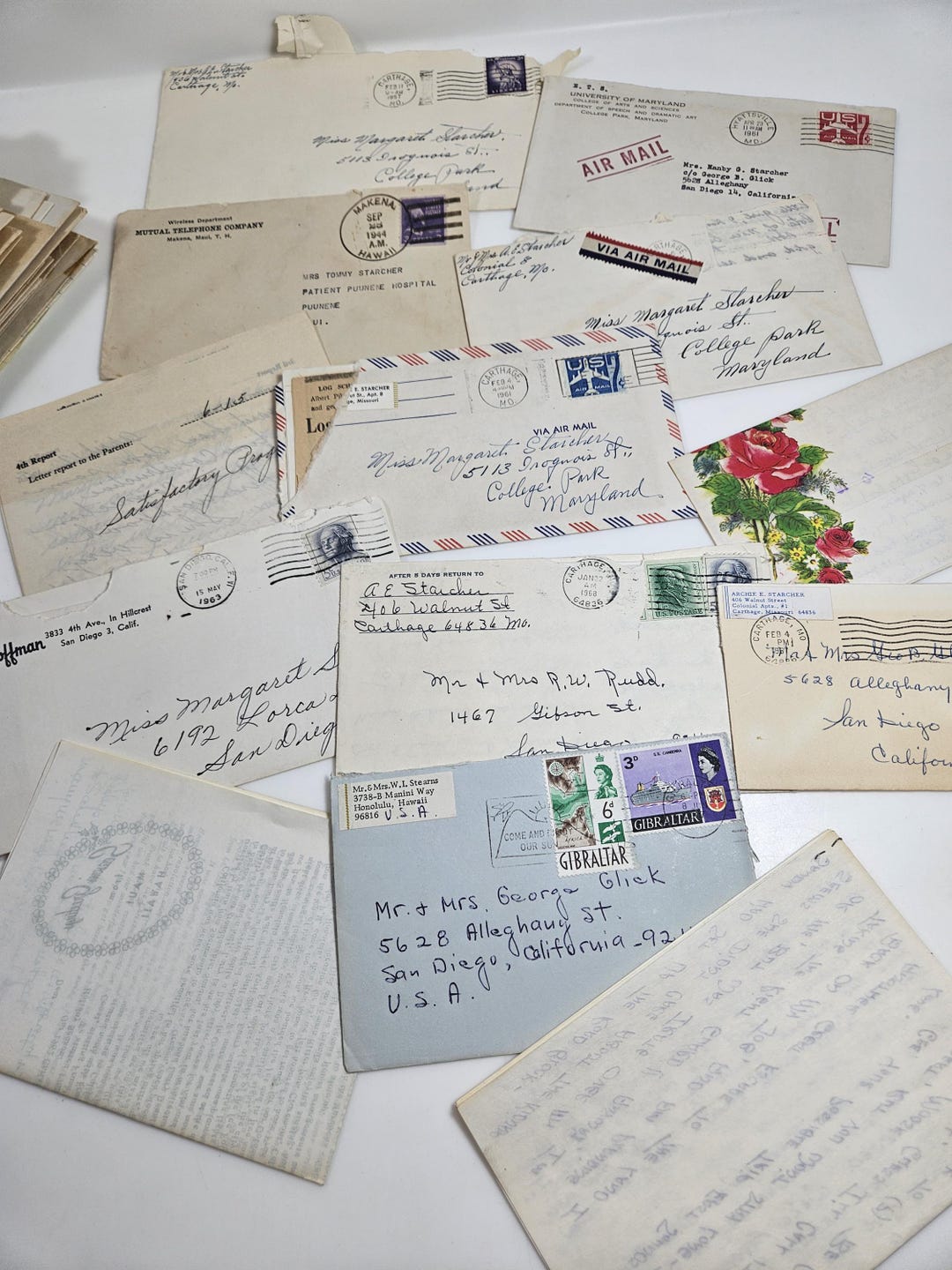 1 Pounds of Old Hand-written Letters and Envelopes - Etsy