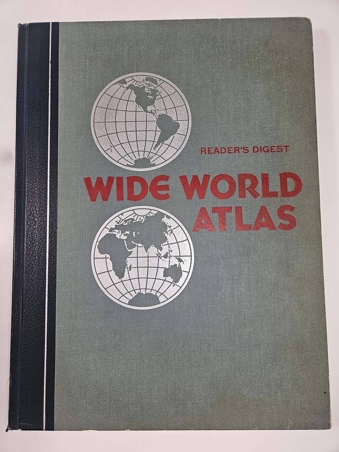 1981 Wide World Atlas, Color Maps on Matte Paper, Hard Cover // 15 X 11 ...