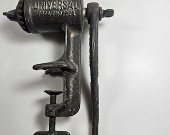 vtg meat grinder, Universal No.1 // made in USA