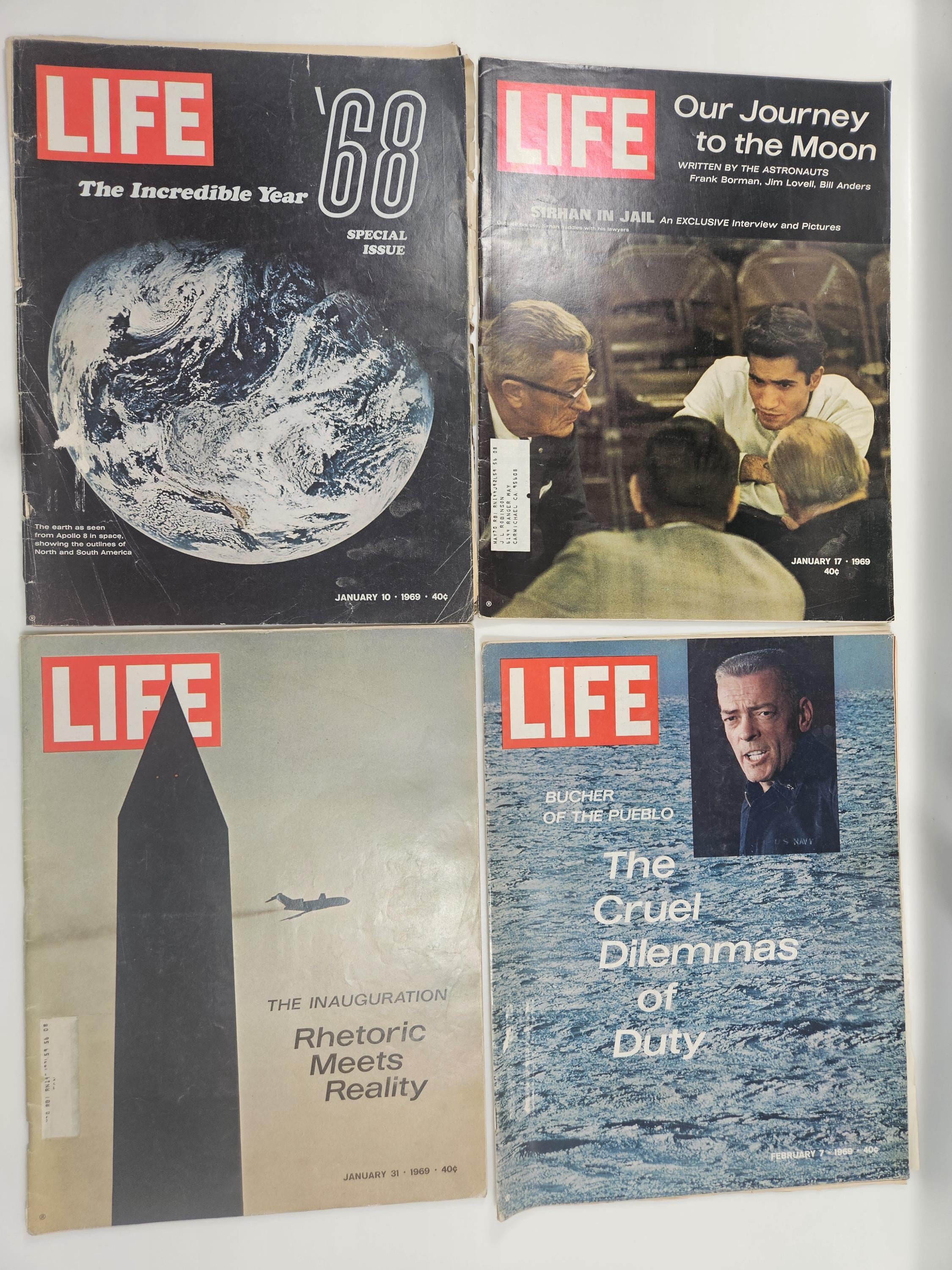 Choose Your 1969 LIFE Magazine Issue // Used and Worn - Etsy