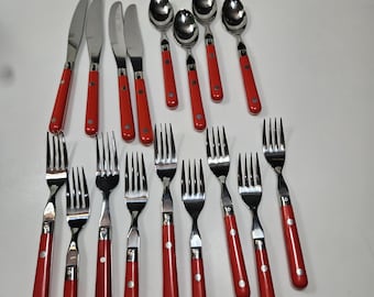 Boda buffe カトラリーセット スタンド付き レトロ ビンテージ Boda Buffe Modernist Cutlery Stainless Steel, by Signe Persson