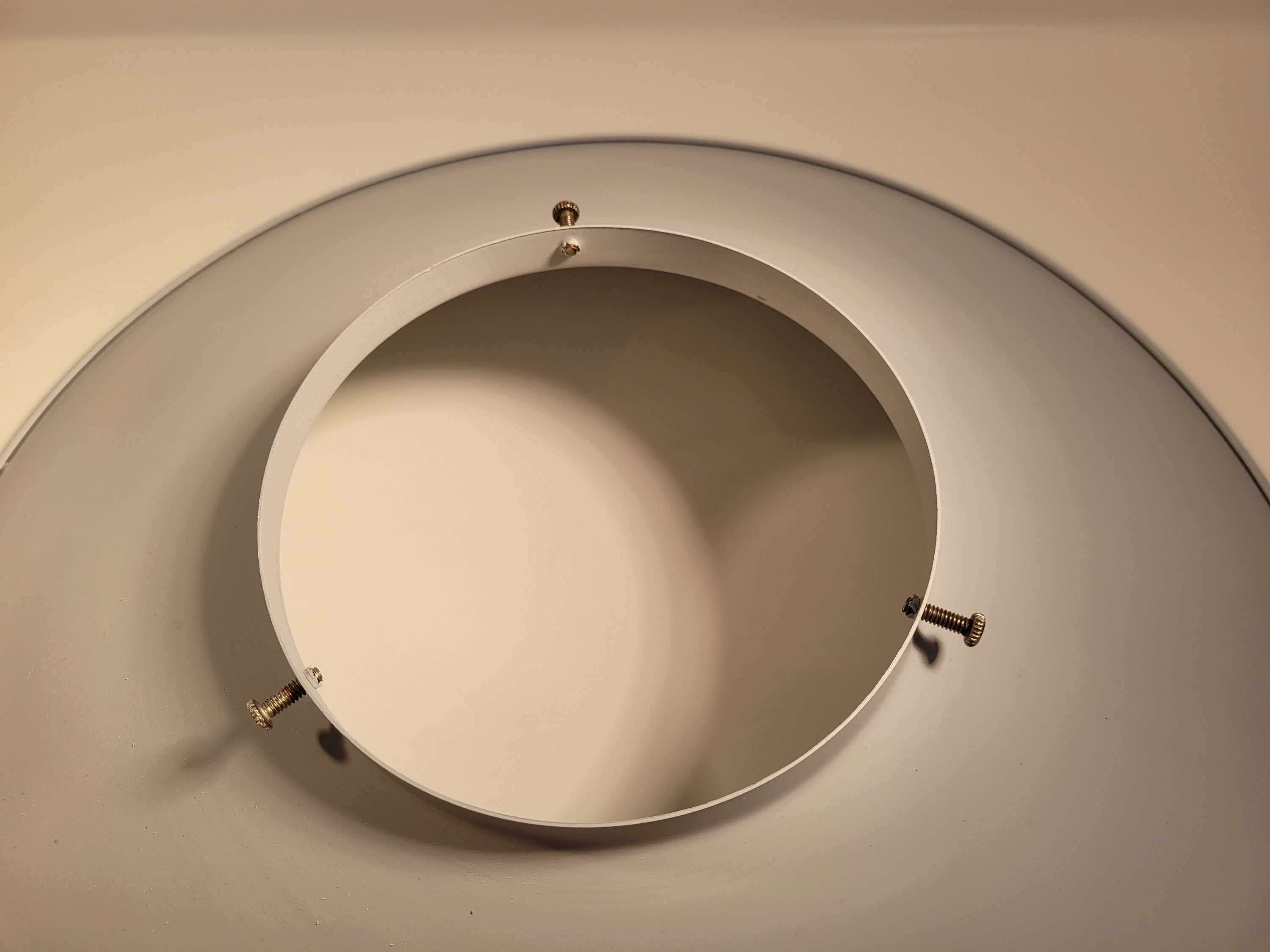 Vintage Metal Fixture Cover or Hanging Light Shade 16 Inches Etsy