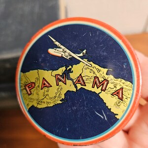 vtg Tin, Panama typewriter ribbon // made in USA