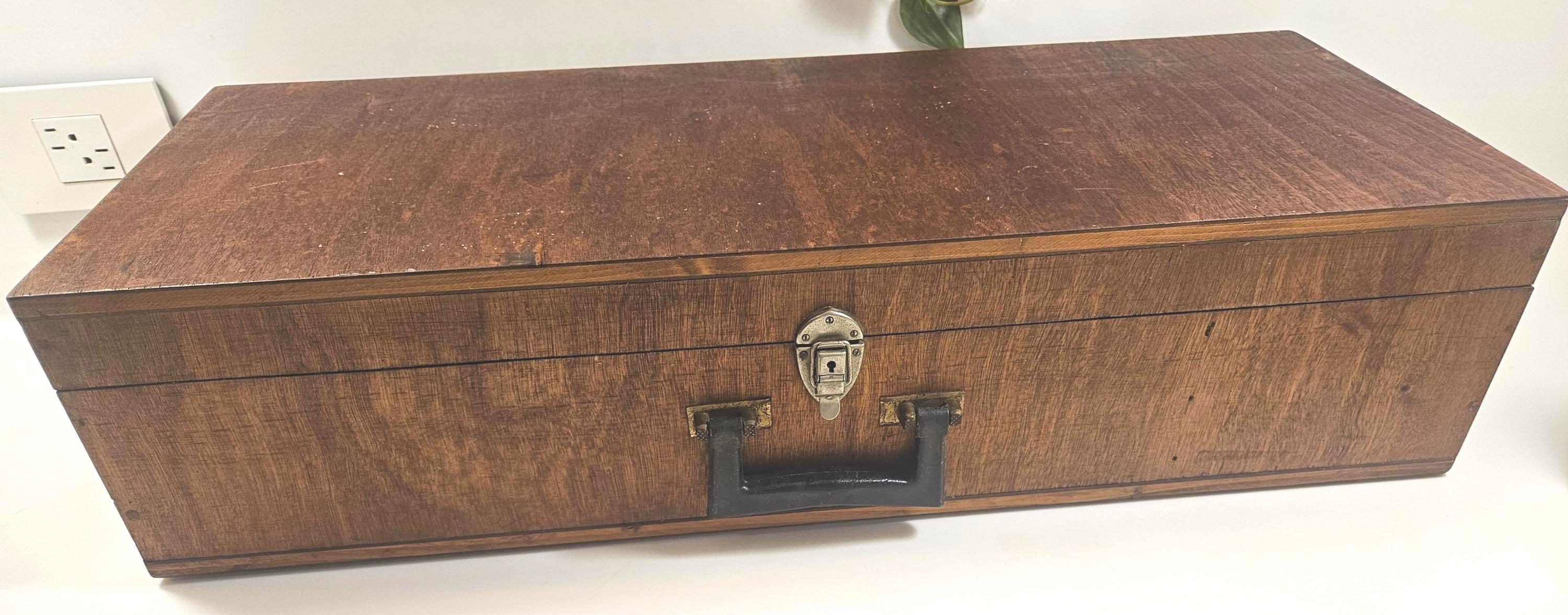 ⌘ヴィンテージ　ウッドボックス⌘ Large Wood Vintage Case, 29.5 X 11.75 X 7 Inches - Etsy