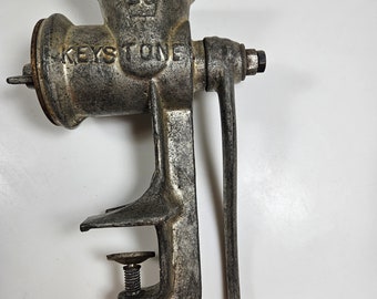 vtg meat grinder, Keystone No. 20 // made in USA