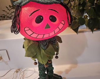 2 Vintage Halloween Blowmold Lights {blow Mold Frankenstein