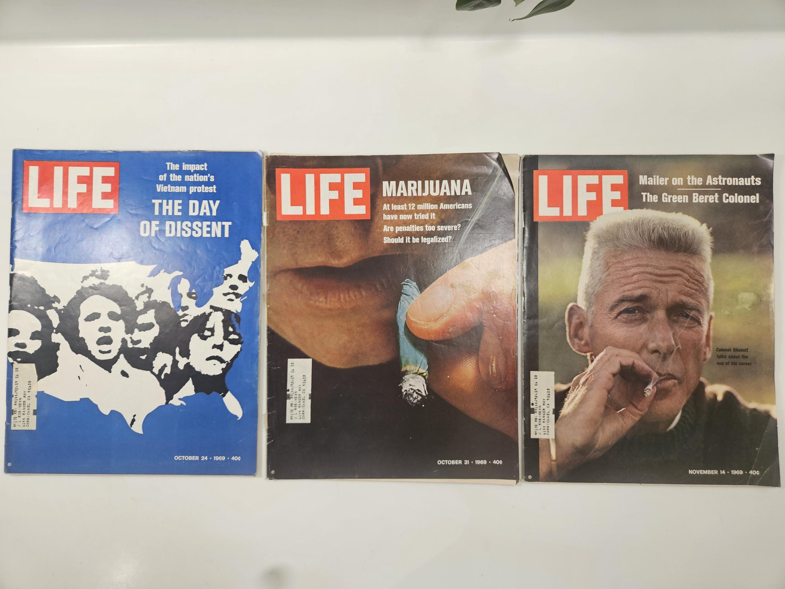 Choose Your 1969 LIFE Magazine Issue // Used and Worn - Etsy