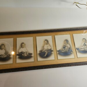 Huge antique carved wood frame, choose with photos or without // 25.5 x 9 inches