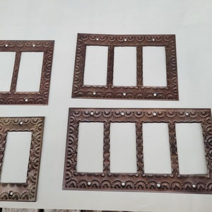 Vintage Danish Copper Plates from Cawa, 1960s, Set of 6 for sale at Pamono