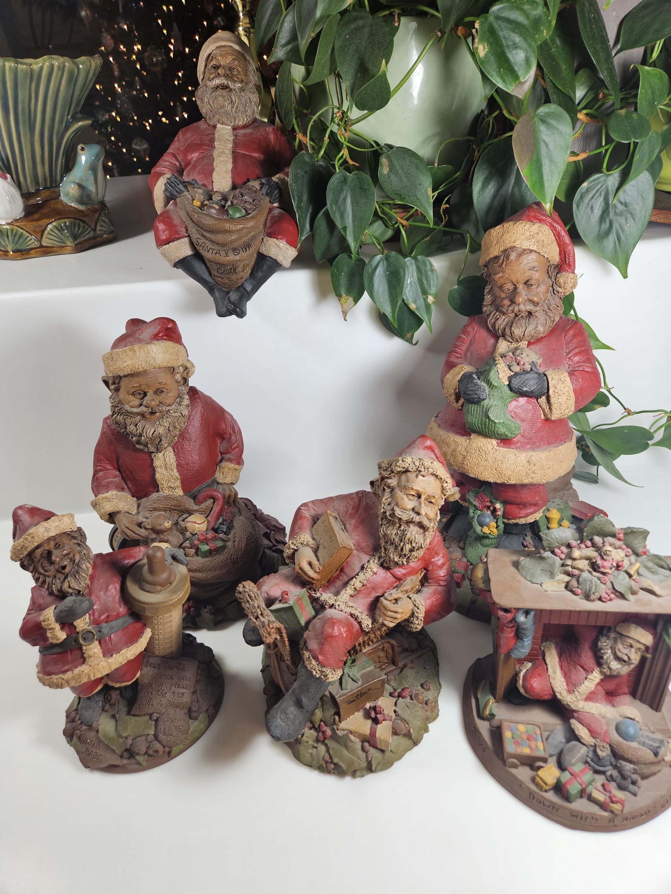 Amazon.com: Vintage 1980's Tom Clark Mr & Mrs Santa Claus