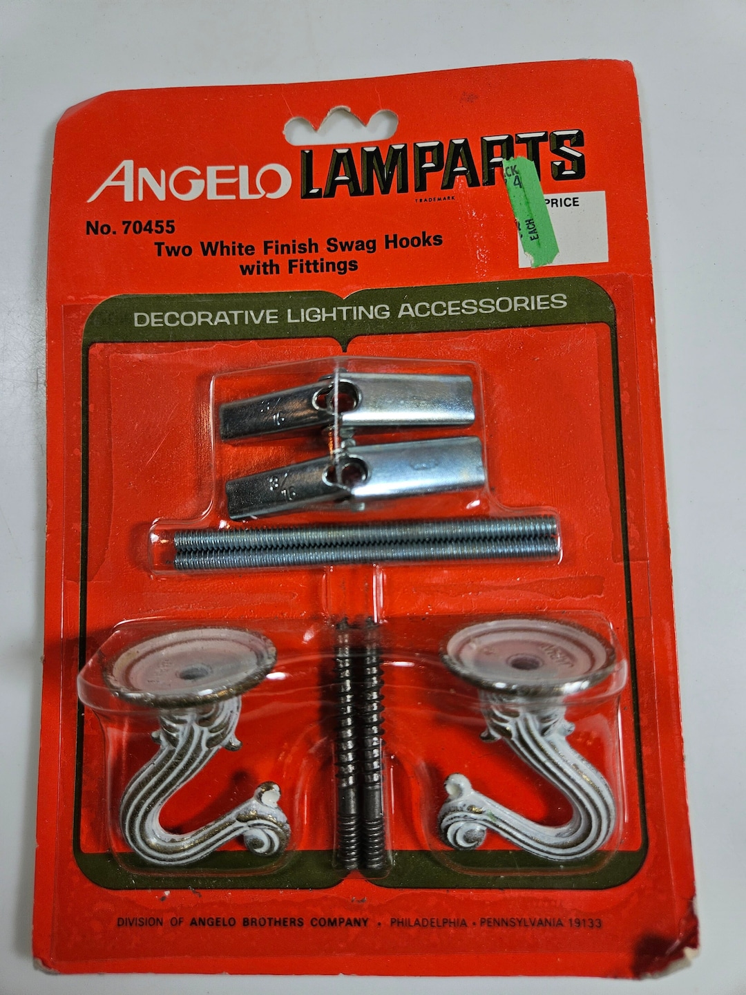 Vtg Unopened Package Ceiling Swag Hook Kit for Lamp or Plants Etsy