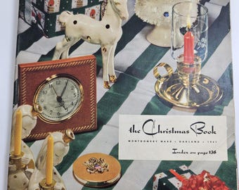 1941 Montgomery Ward The Christmas Book catalog