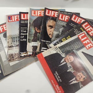 Choose your 1960-1966 LIFE magazine issue // used and worn