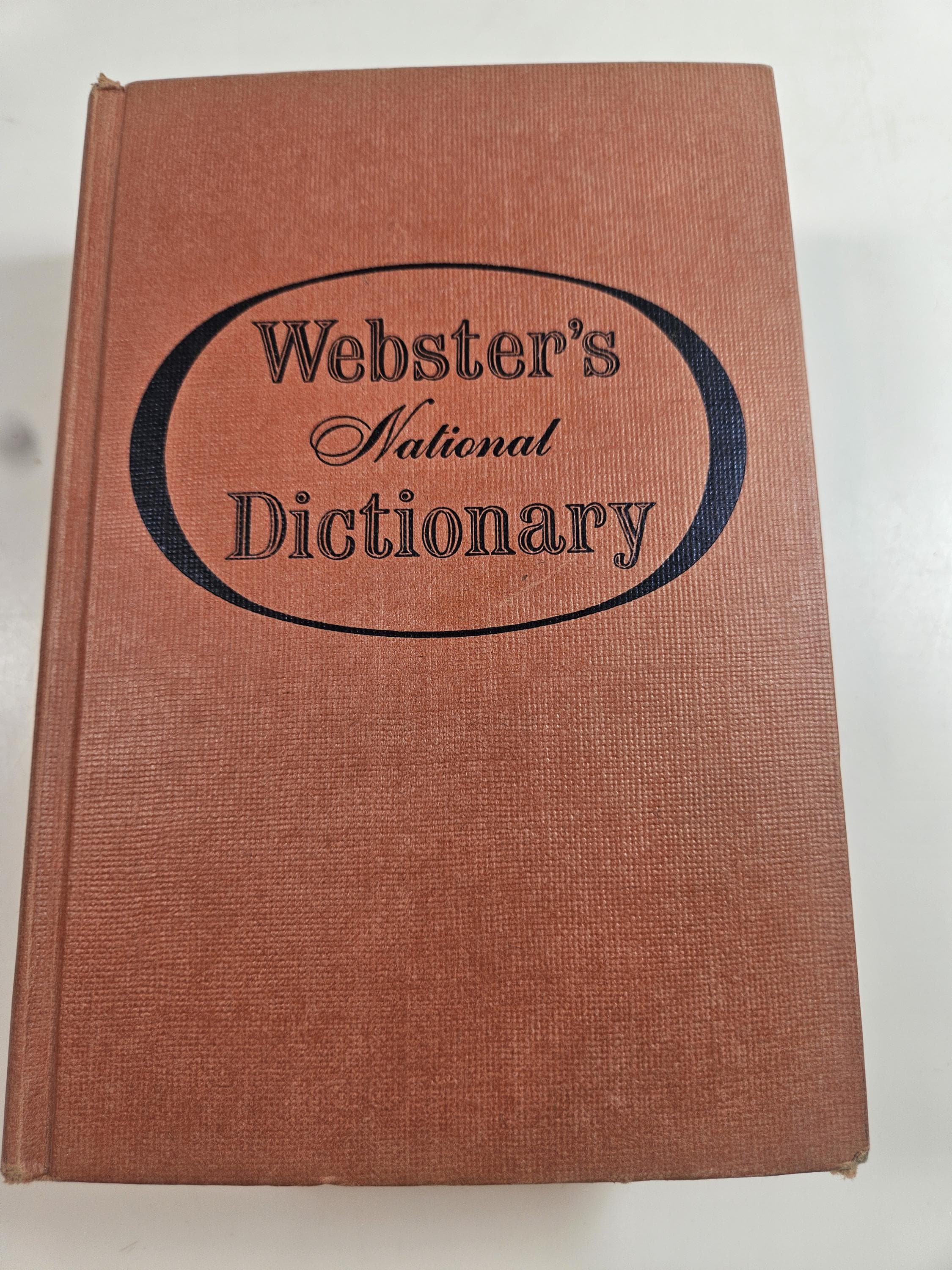 Vintage Webster Dictionary - Etsy