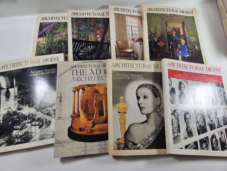 Choose Your 1980s-90s Vtg Architectural Digest Issue, 20 Options - Etsy