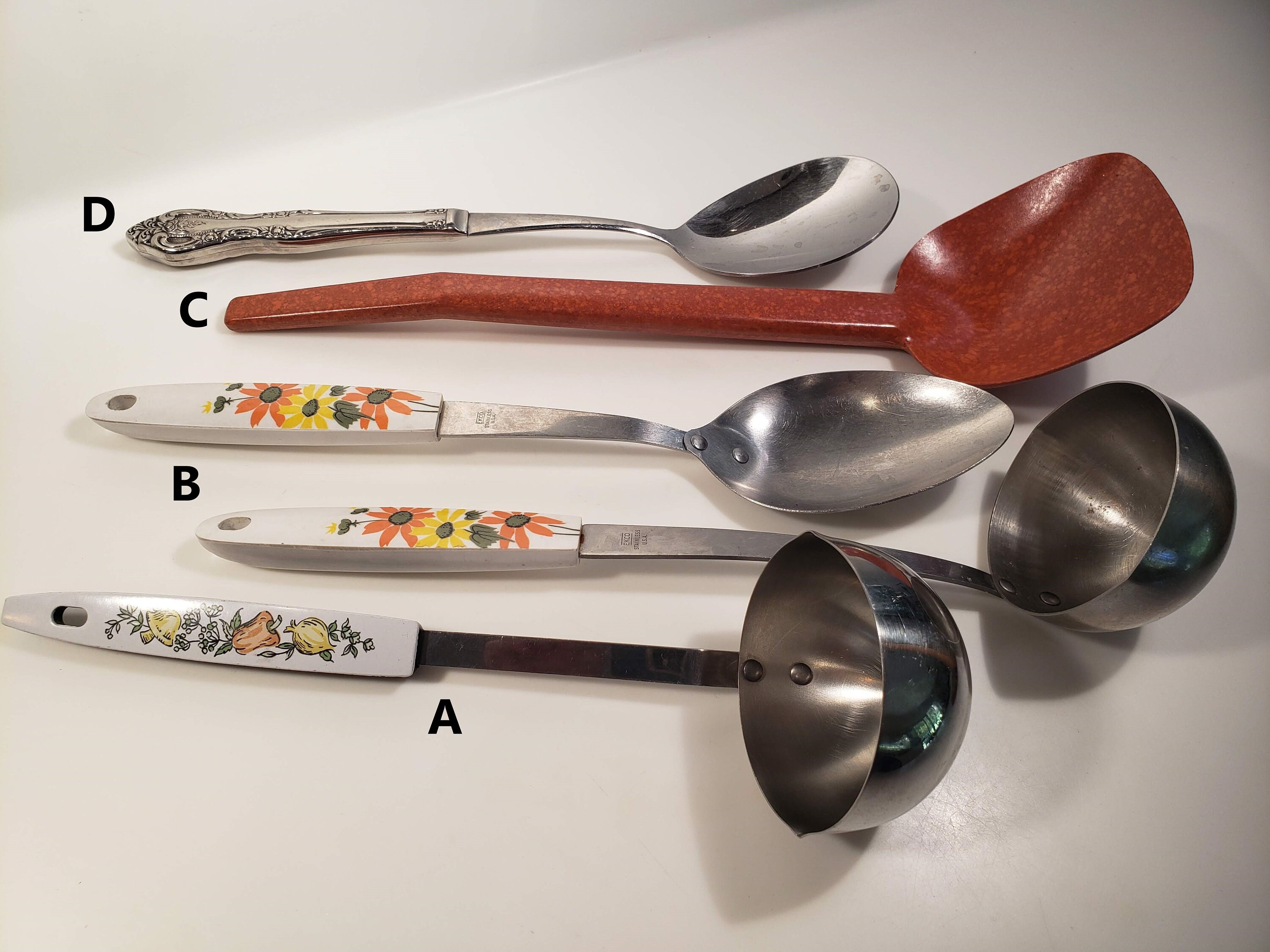 Vintage Ladles and Serving Spoons 4 Choices // Spice of Life Etsy