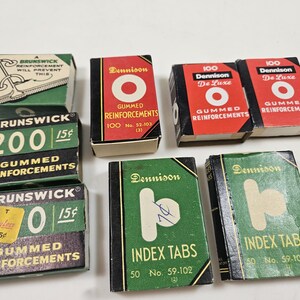 Dennison Index Tabs - Etsy