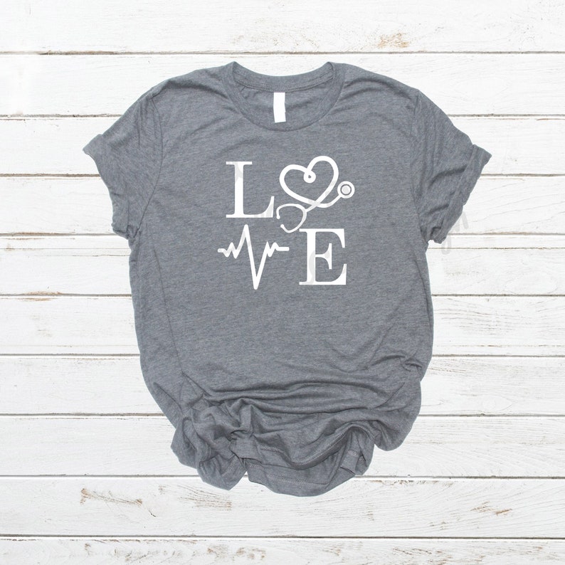 Download Love Nurse svg nurse svg nurse shirt rn svg stethoscope | Etsy