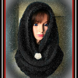 PATTERN Crochet, Ice-Kissed, Hooded, Cowl image 5