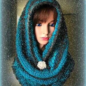 PATTERN Crochet, Ice-Kissed, Hooded, Cowl image 2