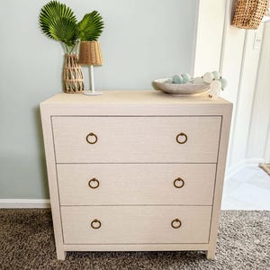 linen wrapped dresser Mornington Linen Wrapped 6 Drawer Dresser