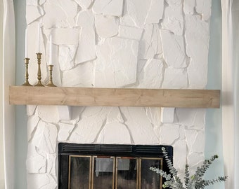 Fireplace Mantle Wood Mantle Reclaimed Wood Beam Floating - Etsy
