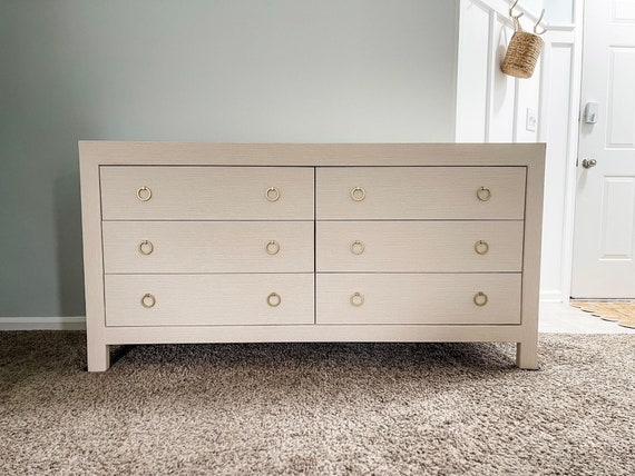 Grasscloth dresser sale