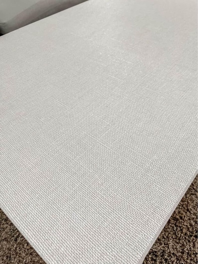 Grasscloth Coffee Table Modern Coastal Parsons Table Custom Etsy
