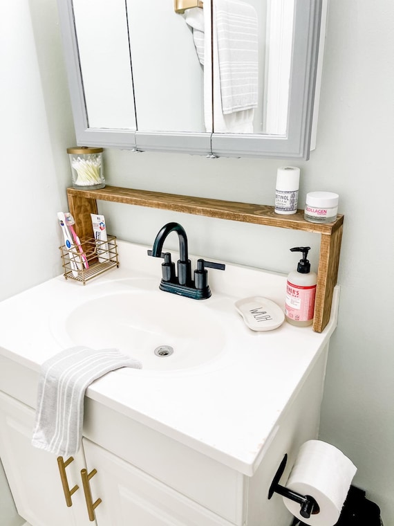 Sink Shelf Wood Kitchen Shelf Kitchen Organizer Over Sink Shelf