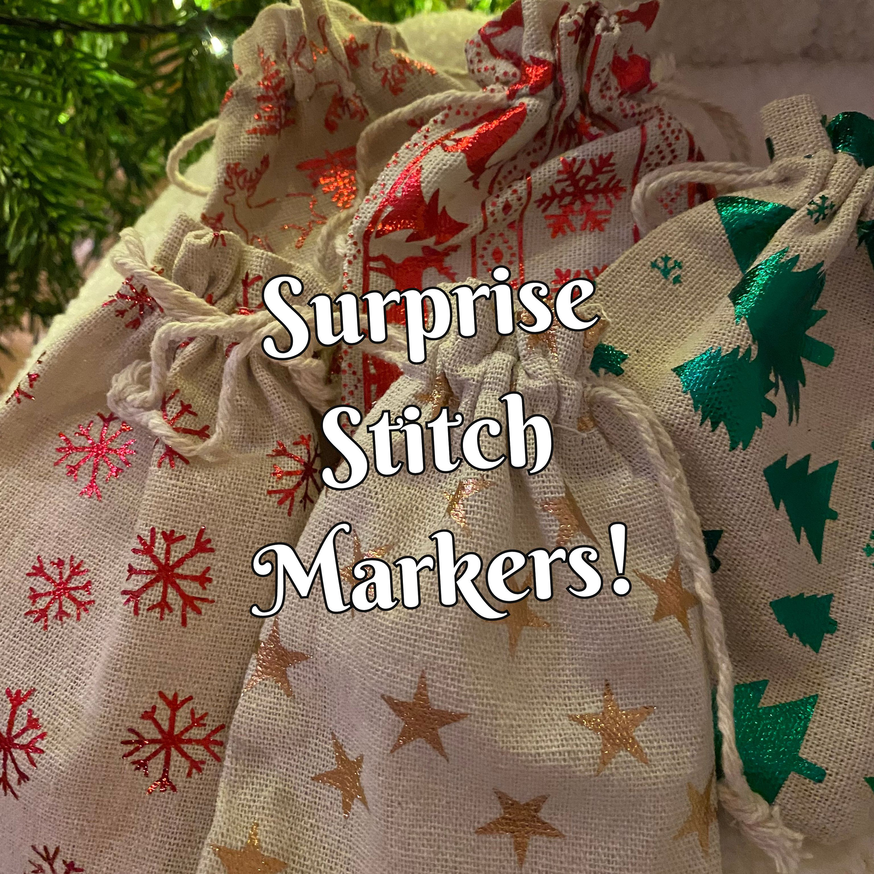 Secret Winter Garden Knitting Stitch Marker 4 Piece Set, Crochet Stitch  Marker 4 Piece Set 