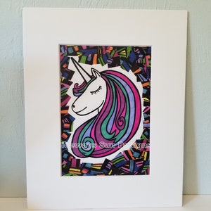 Unicorn Art, Original art print