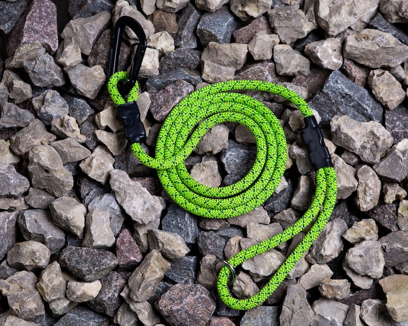 Climbing rope dog leash / Carabiner dog leash / Rope dog leash Etsy