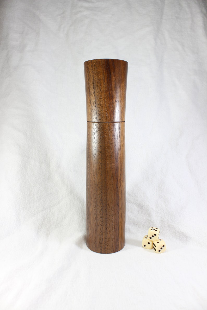 Wooden Pepper Mill, made of Walnut, Pepper Mill Wood, Wood Pepper Mill image 1