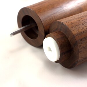 Wooden Pepper Mill, made of Walnut, Pepper Mill Wood, Wood Pepper Mill image 6