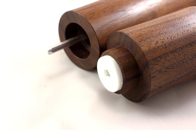 Wooden Pepper Mill, made of Walnut, Pepper Mill Wood, Wood Pepper Mill image 6