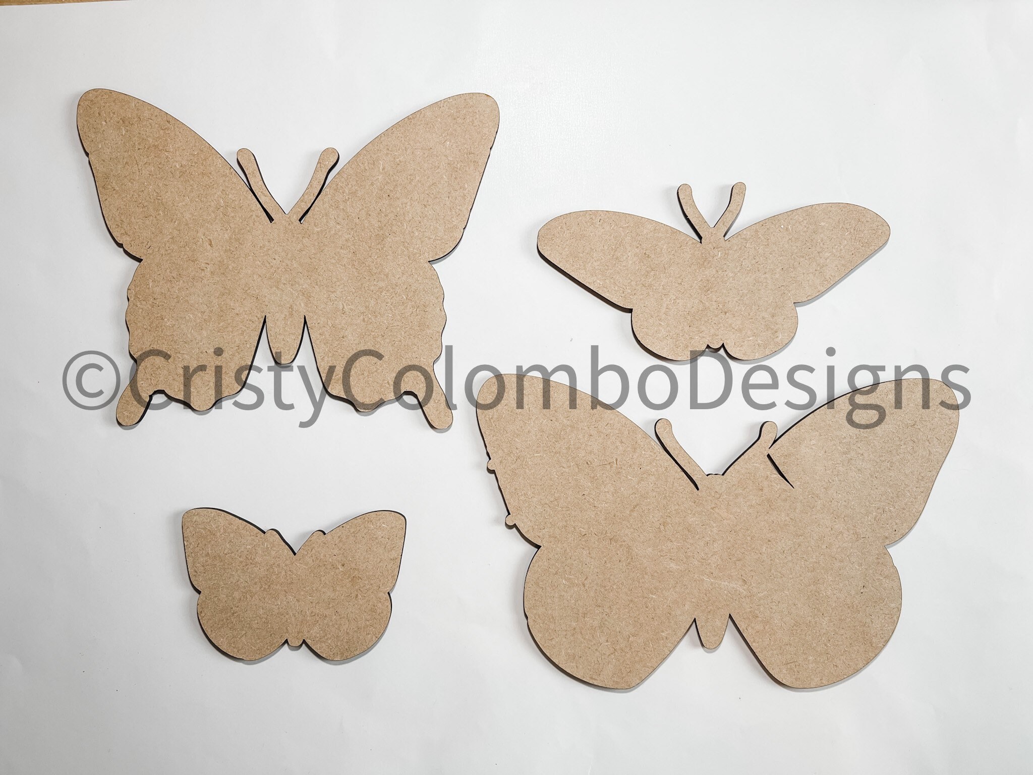 Butterfly Cutout Etched Butterflies Etched Butterfly Etsy