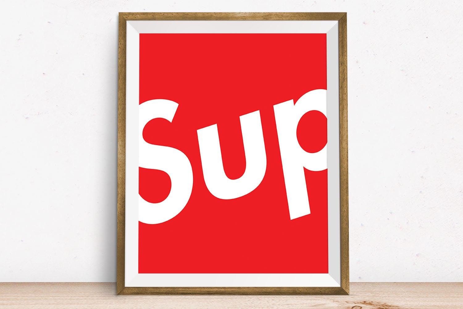 Supreme Louis Vuitton Wall Art