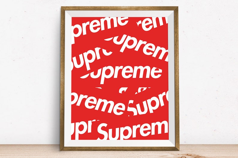 Louis Vuitton Supreme Wall Art Image 0
