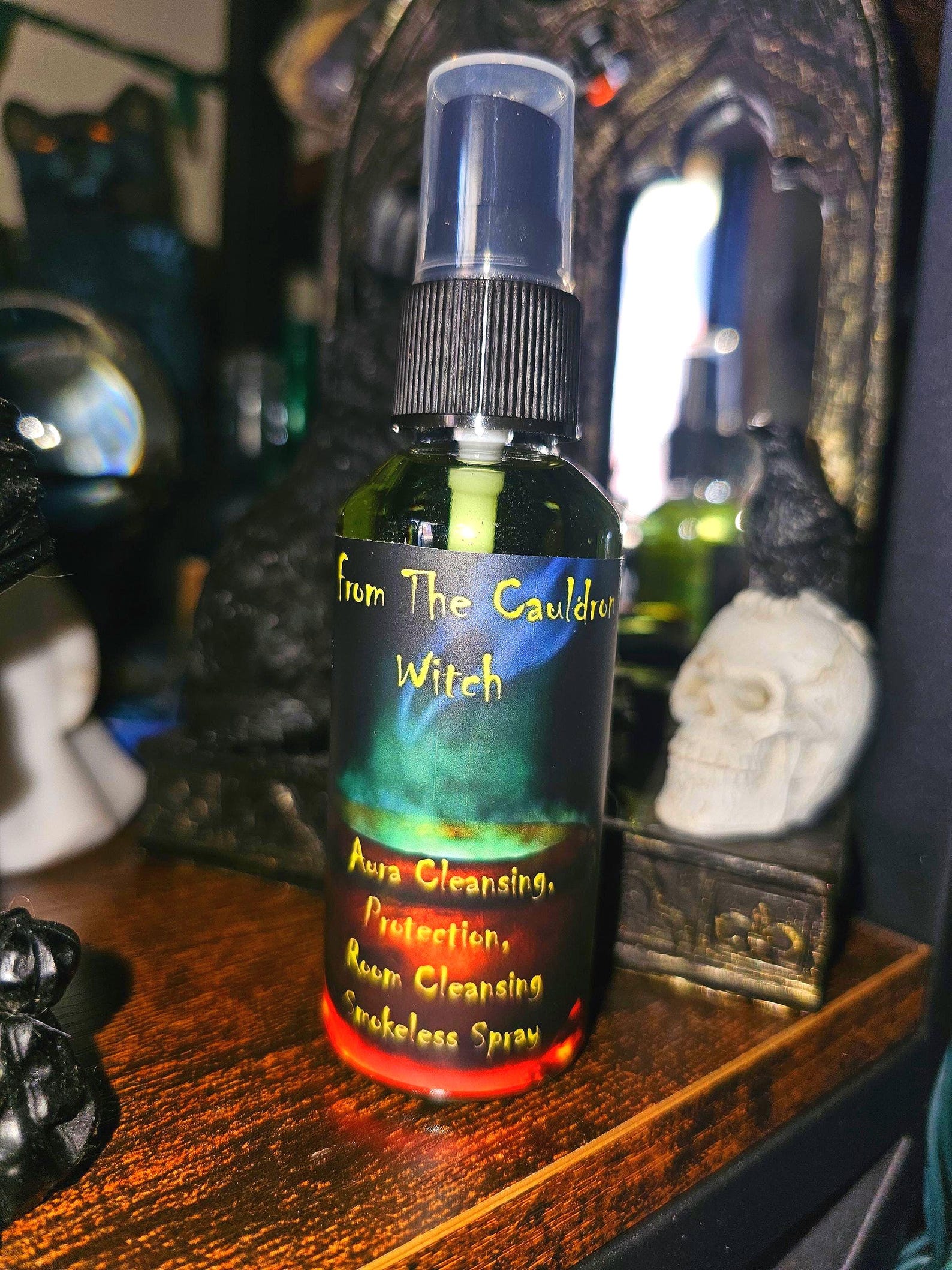 Aura Cleansing, Protection, Attachment Removal Smokeless Smudge Spray ...