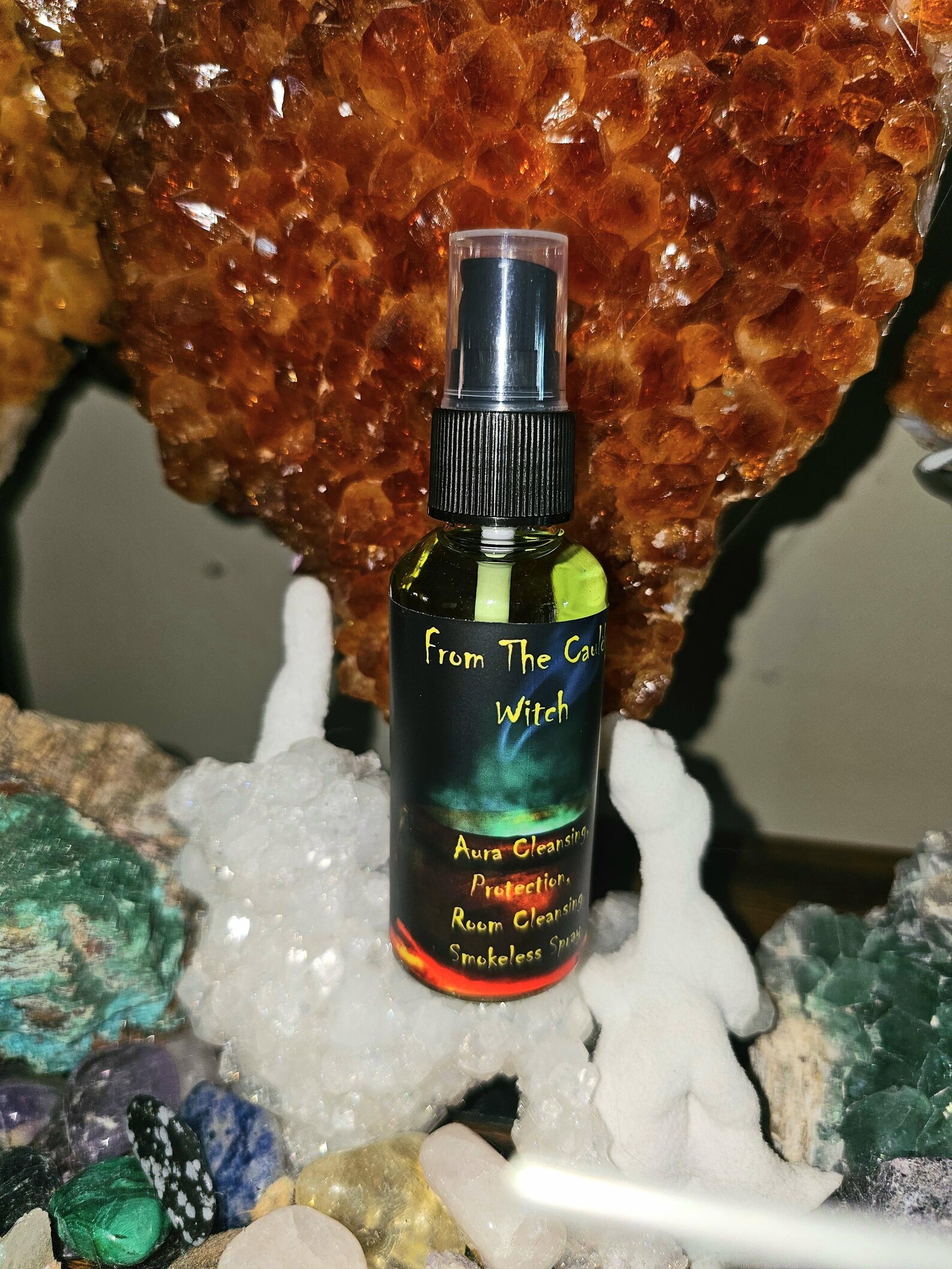 Aura Cleansing, Protection, Attachment Removal Smokeless Smudge Spray ...