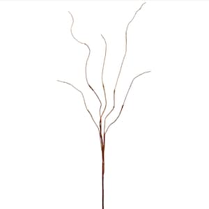 45&quot; Willow Branch, Artificial Greenery Stem, Fake Vine, Texture Flower Arrangement, Faux Plant, Tree Stem Filler, Orchid Centerpiece