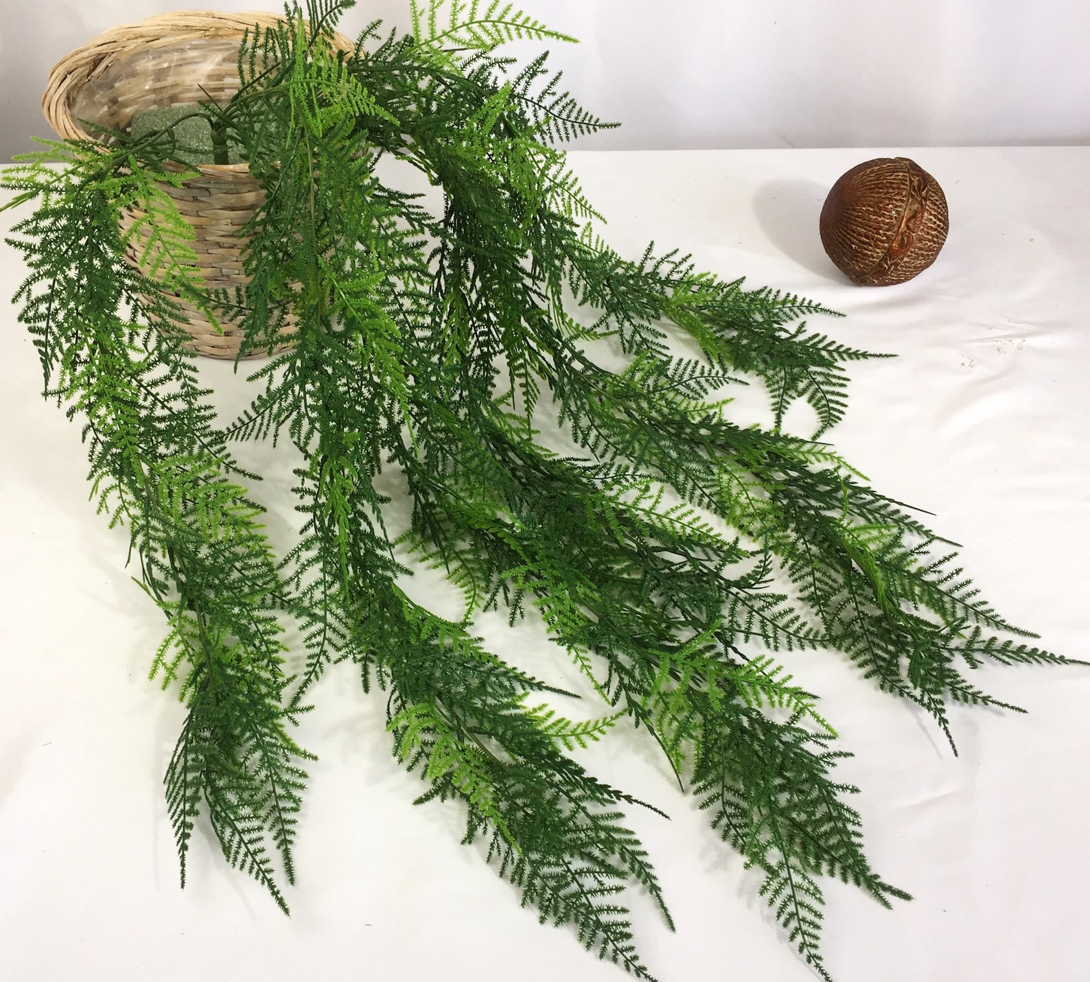 33 Faux asparagus fern plumosa fern hanging greenery Etsy